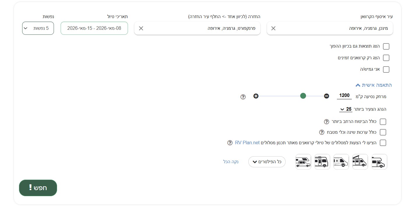 מחפש להשכיר קמפר וואן בפינלנד מחפש להשכיר קמפר וואן בפינלנד
